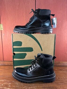 Kamik men's black leather winter boots Size US 13